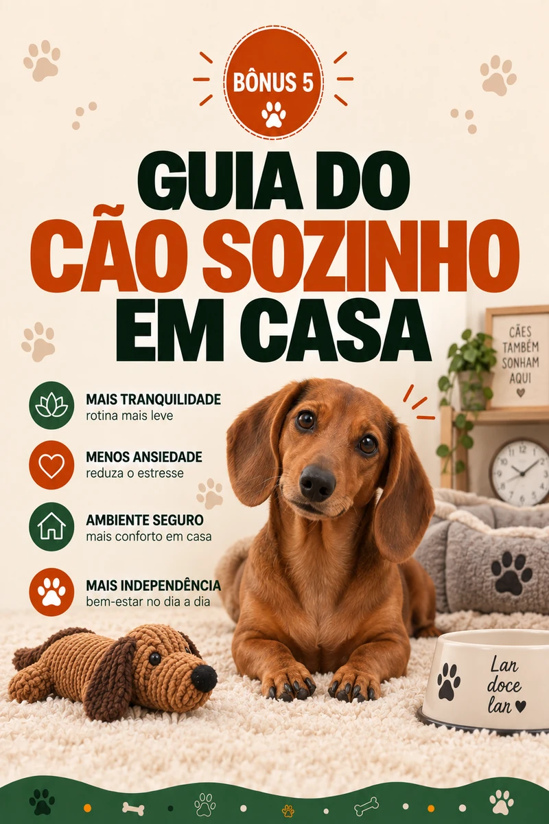 Capa: Guia do Cão Sozinho em Casa