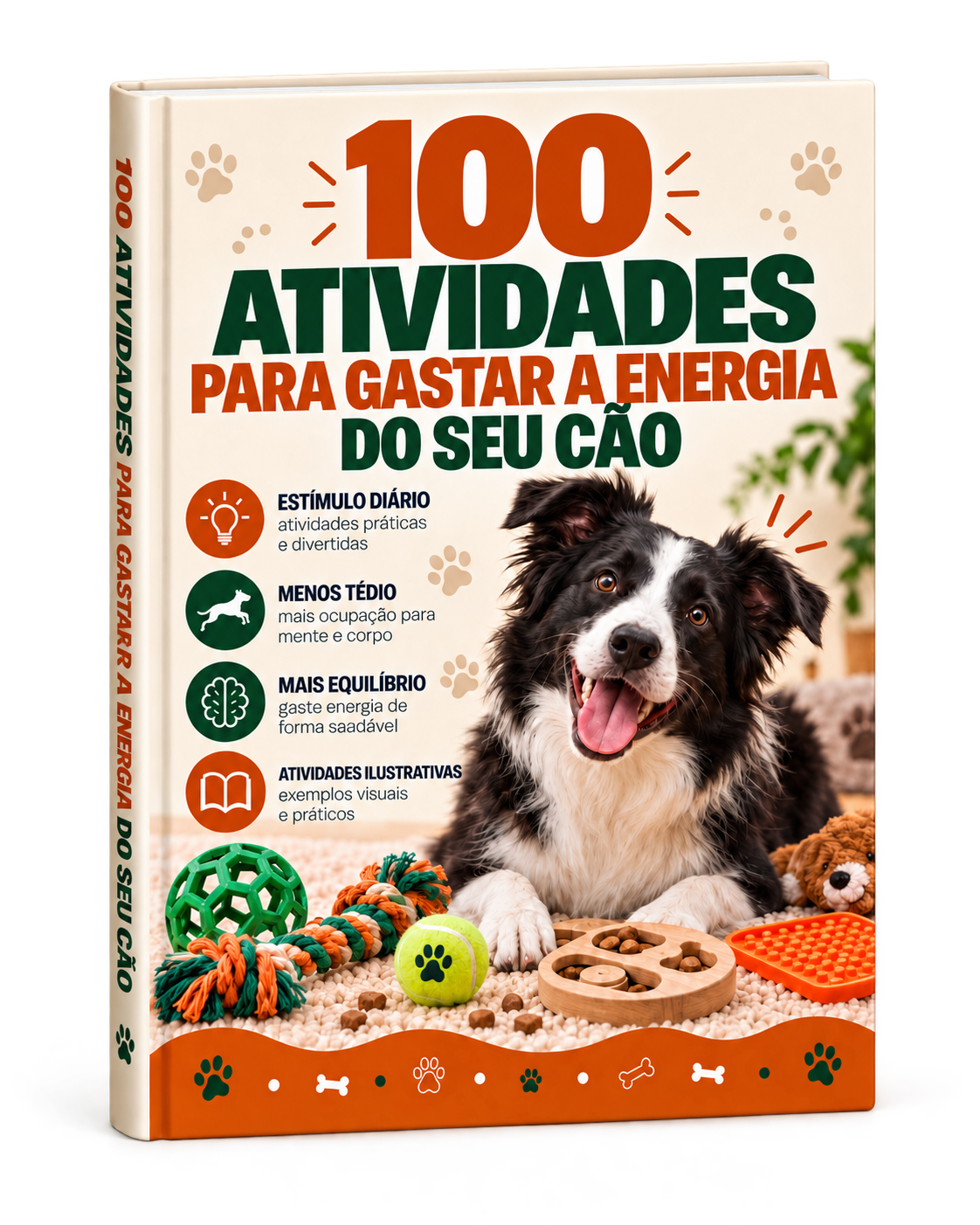 100 Atividades para Gastar a Energia do Seu Cão — Plano Básico